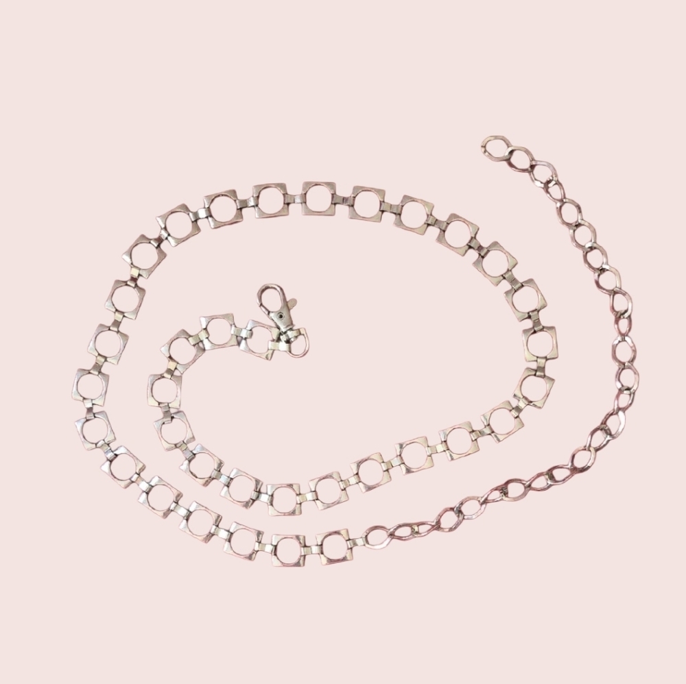 🎀 Silver Chain Link Belt 🎀